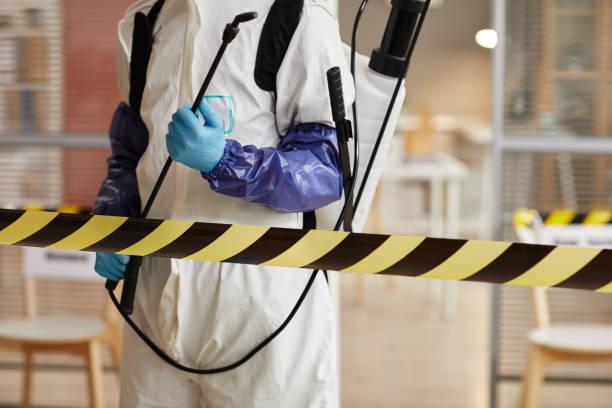 Professional Blood Cleanup technician working in Meyersville, TX